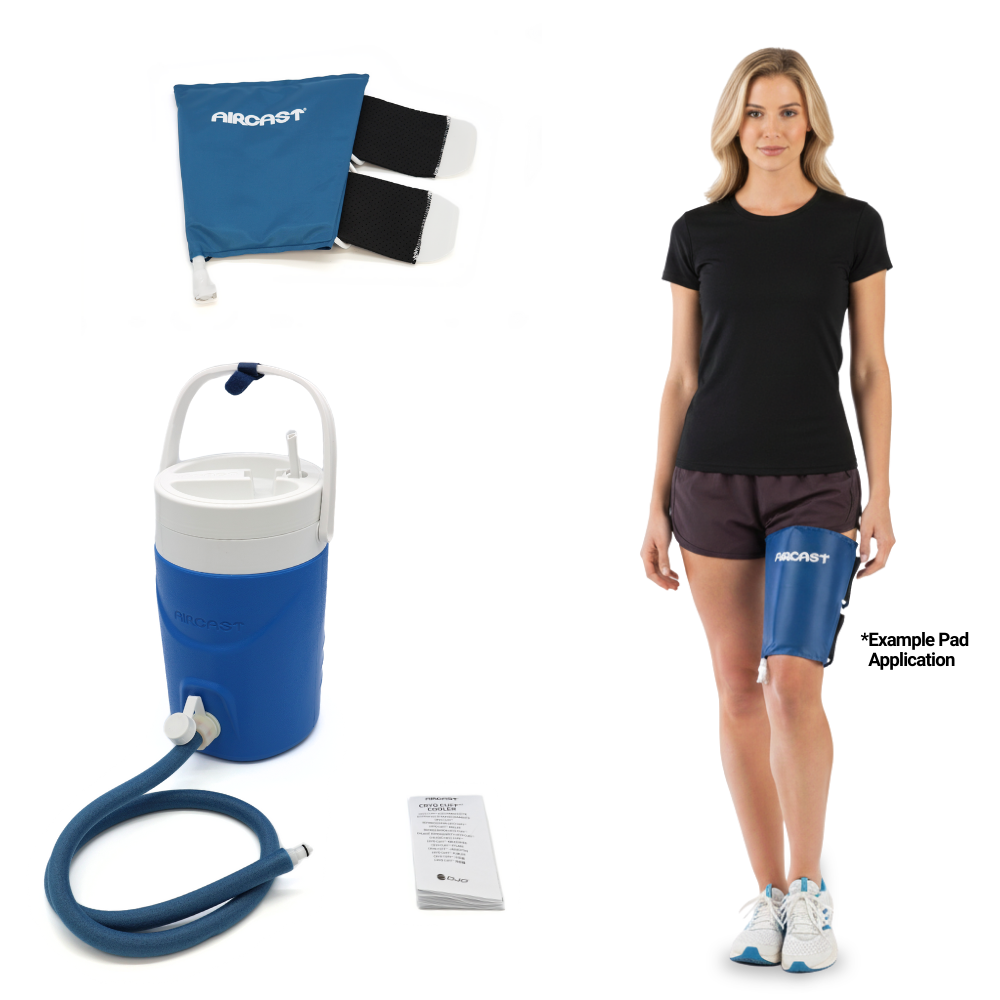 Aircast® Gravity Cooler System + Cryo Cuffs - 2125-13A01 Aircast® Gravity Cooler System + Cryo Cuffs - Gravity Cooler & One (1) Thigh Cryo/Cuff by Supply Physical Therapy Aircast, Best Seller, Cold Therapy Units, Gravity