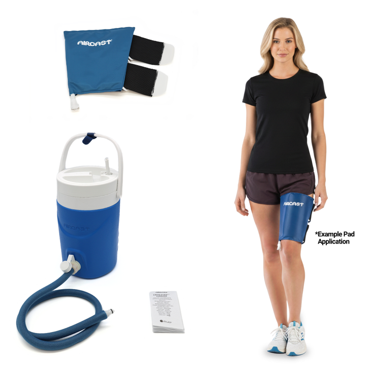 Aircast® Gravity Cooler System + Cryo Cuffs - 2125-13A01 Aircast® Gravity Cooler System + Cryo Cuffs - Gravity Cooler & One (1) Thigh Cryo/Cuff by Supply Physical Therapy Aircast, Best Seller, Cold Therapy Units, Gravity