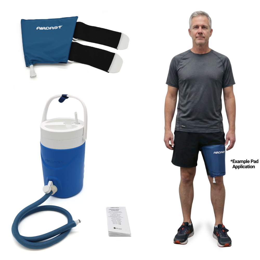 Aircast® Gravity Cooler System + Cryo Cuffs - 2125-13B01 Aircast® Gravity Cooler System + Cryo Cuffs - Gravity Cooler & One (1) XL Thigh Cryo/Cuff by Supply Physical Therapy Aircast, Best Seller, Cold Therapy Units, Gravity