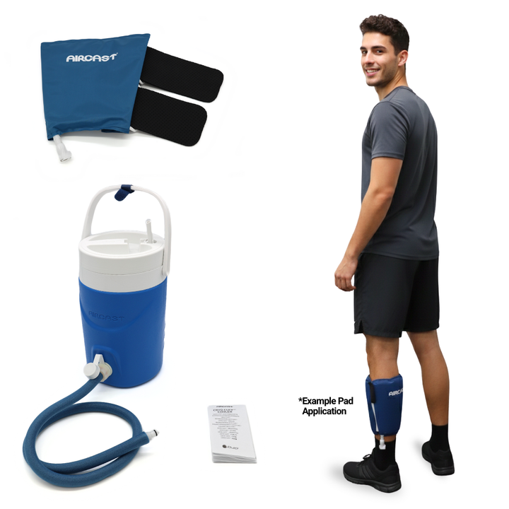 Aircast® Gravity Cooler System + Cryo Cuffs - 2125-13C01 Aircast® Gravity Cooler System + Cryo Cuffs - Gravity Cooler & One (1) Calf Cuff by Supply Physical Therapy Aircast, Best Seller, Cold Therapy Units, Gravity