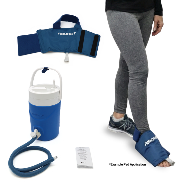 Aircast® Gravity Cooler System + Cryo Cuffs - 2125-10C01 Aircast® Gravity Cooler System + Cryo Cuffs - Gravity Cooler & One (1) Foot Cryo/Cuff by Supply Physical Therapy Aircast, Best Seller, Cold Therapy Units, Gravity
