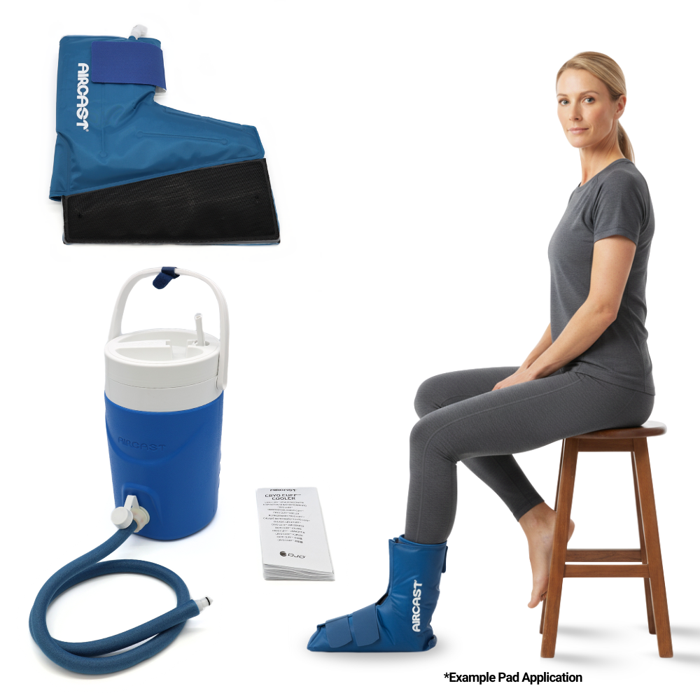Aircast® Gravity Cooler System + Cryo Cuffs - 2125-10A01 Aircast® Gravity Cooler System + Cryo Cuffs - Gravity Cooler & One (1) Ankle Cuff by Supply Physical Therapy Aircast, Best Seller, Cold Therapy Units, Gravity