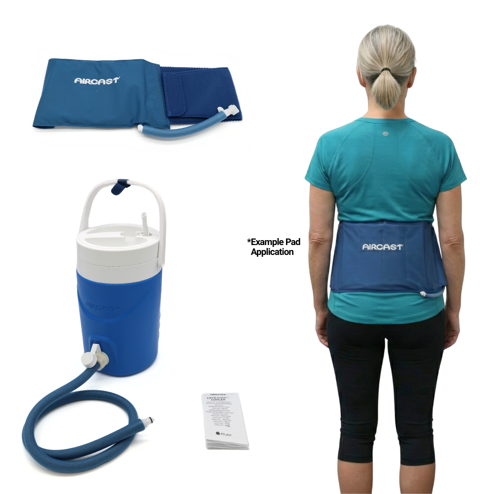 Aircast® Gravity Cooler System + Cryo Cuffs - 2125-14A01 Aircast® Gravity Cooler System + Cryo Cuffs - Gravity Cooler & One (1) Back Cryo/Cuff by Supply Physical Therapy Aircast, Best Seller, Cold Therapy Units, Gravity