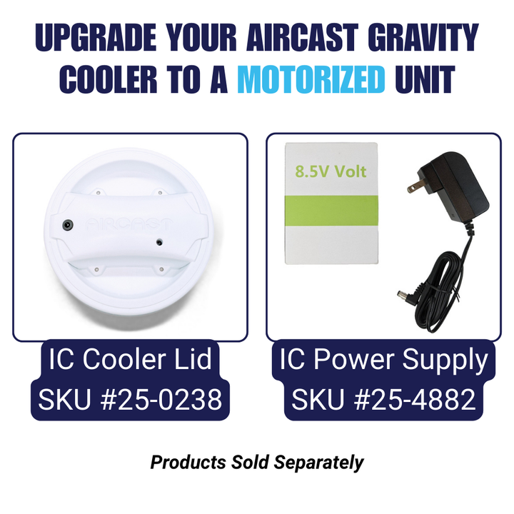 Aircast® Gravity Cooler System + Cryo Cuffs - 2125-14A01 Aircast® Gravity Cooler System + Cryo Cuffs - Gravity Cooler & One (1) Back Cryo/Cuff by Supply Physical Therapy Aircast, Best Seller, Cold Therapy Units, Gravity