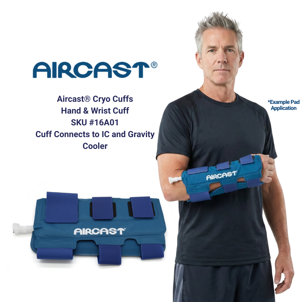 Aircast® Gravity Replacement Cryo/Cuffs - 16A01 Aircast® Gravity Replacement Cryo/Cuffs - Hand/Wrist Cuff by Supply Physical Therapy Accessories, Aircast, Aircast Accessories, Ankle, Elbow, Foot and Ankle, Gravity, GravityMain, Hand and Wrist, Hip and Knee, Knee, Shoulder, Spine, Wraps
