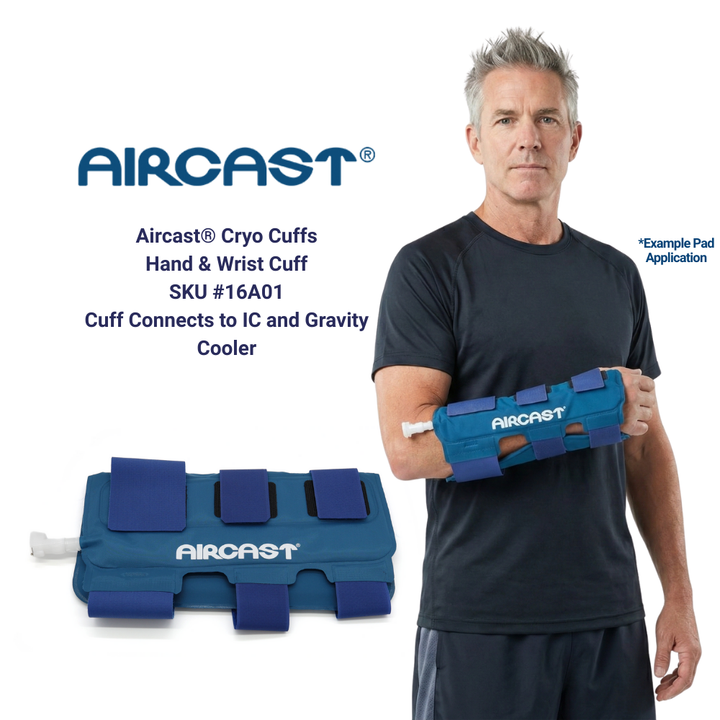 Aircast® Gravity Replacement Cryo/Cuffs - 16A01 Aircast® Gravity Replacement Cryo/Cuffs - Hand/Wrist Cuff by Supply Physical Therapy Accessories, Aircast, Aircast Accessories, Ankle, Elbow, Foot and Ankle, Gravity, GravityMain, Hand and Wrist, Hip and Knee, Knee, Shoulder, Spine, Wraps