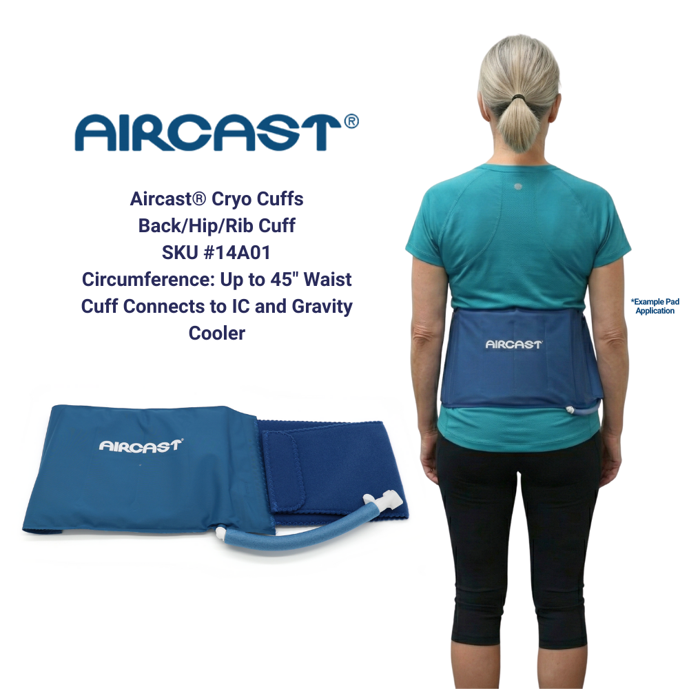 Aircast® Gravity Replacement Cryo/Cuffs - 14A01 Aircast® Gravity Replacement Cryo/Cuffs - Back/Hip/Rib Cuff by Supply Physical Therapy Accessories, Aircast, Aircast Accessories, Ankle, Elbow, Foot and Ankle, Gravity, GravityMain, Hand and Wrist, Hip and Knee, Knee, Shoulder, Spine, Wraps