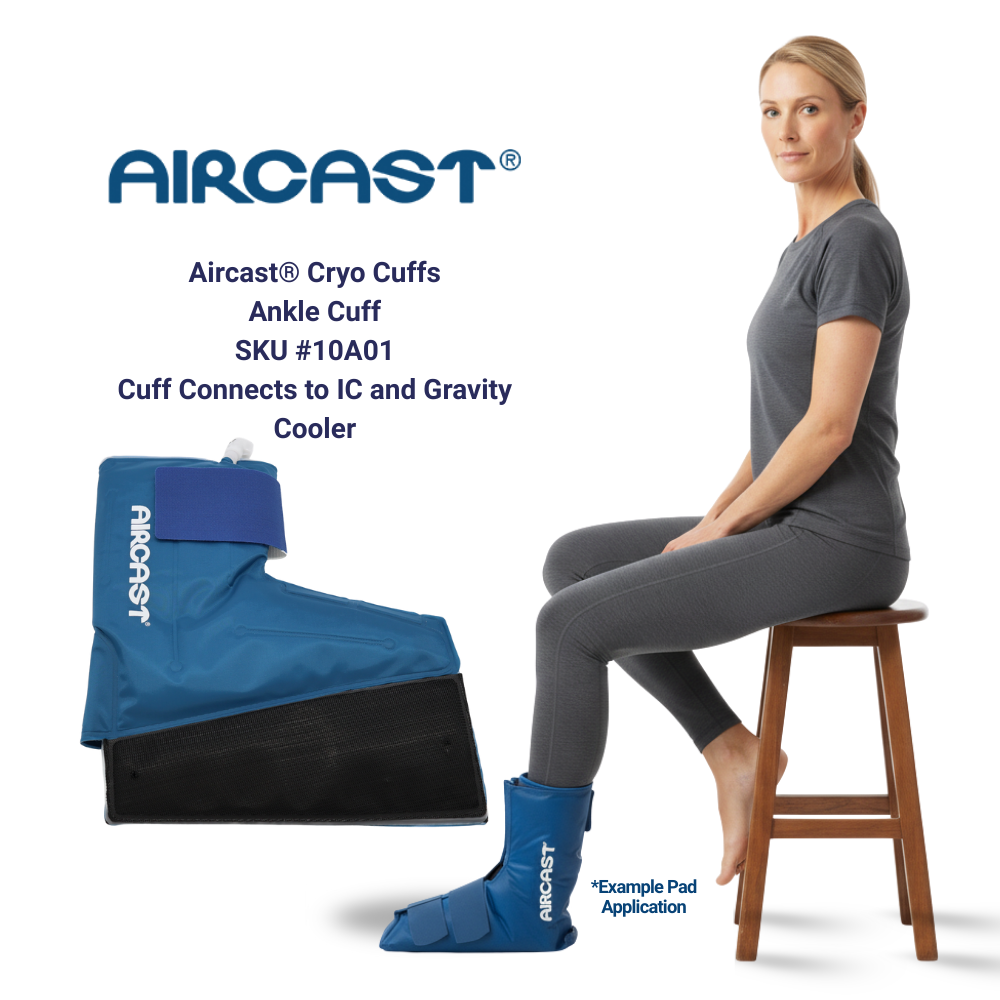 Aircast® Gravity Replacement Cryo/Cuffs - 10A01 Aircast® Gravity Replacement Cryo/Cuffs - Ankle Cuff by Supply Physical Therapy Accessories, Aircast, Aircast Accessories, Ankle, Elbow, Foot and Ankle, Gravity, GravityMain, Hand and Wrist, Hip and Knee, Knee, Shoulder, Spine, Wraps