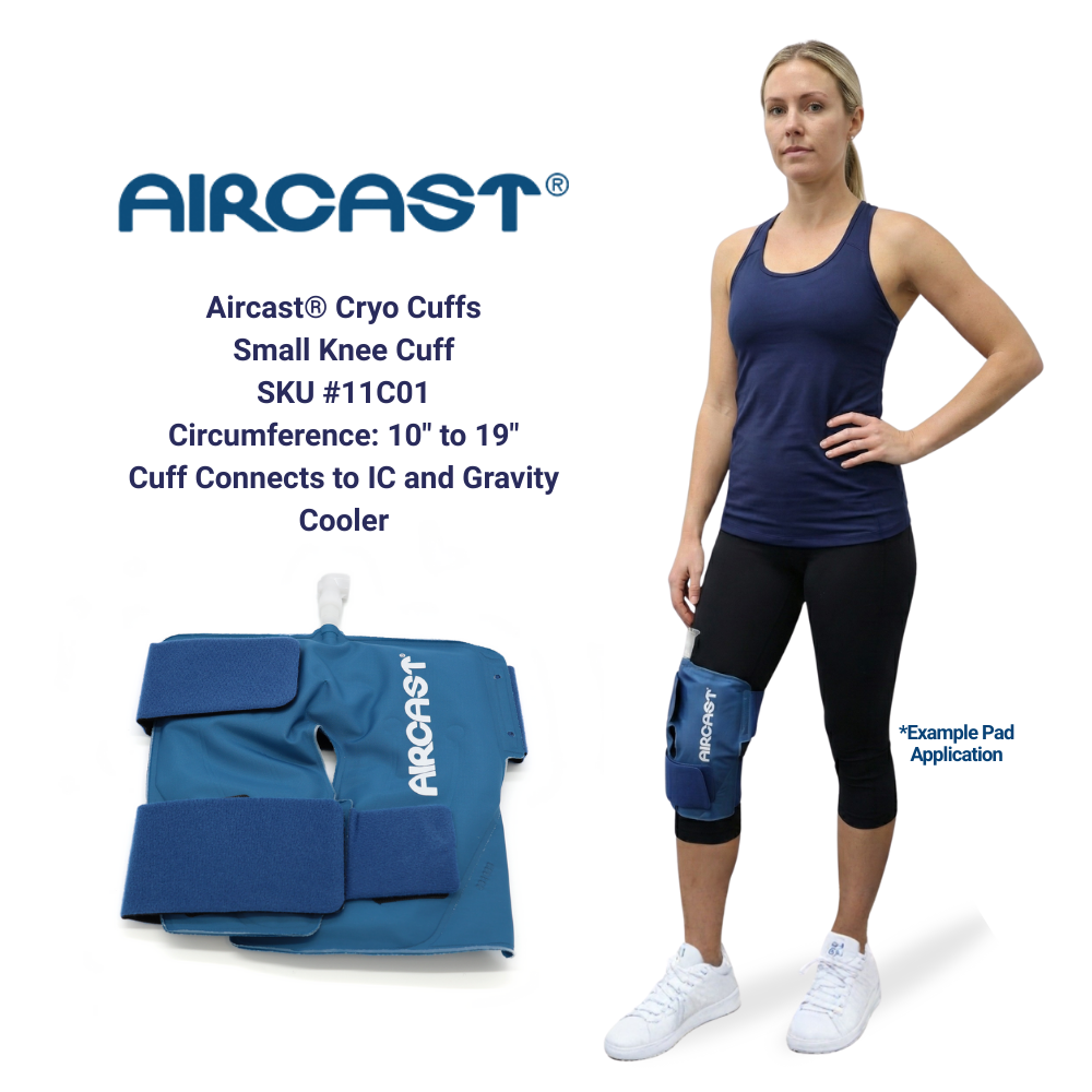 Aircast® Gravity Replacement Cryo/Cuffs - 11C01 Aircast® Gravity Replacement Cryo/Cuffs - Small Knee Cuff by Supply Physical Therapy Accessories, Aircast, Aircast Accessories, Ankle, Elbow, Foot and Ankle, Gravity, GravityMain, Hand and Wrist, Hip and Knee, Knee, Shoulder, Spine, Wraps