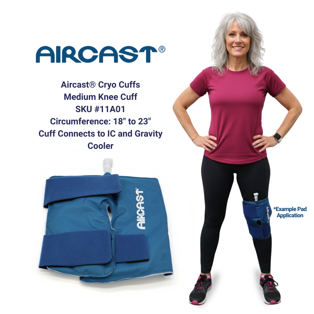 Aircast® Gravity Replacement Cryo/Cuffs - 11A01 Aircast® Gravity Replacement Cryo/Cuffs - Med Knee Cuff by Supply Physical Therapy Accessories, Aircast, Aircast Accessories, Ankle, Elbow, Foot and Ankle, Gravity, GravityMain, Hand and Wrist, Hip and Knee, Knee, Shoulder, Spine, Wraps