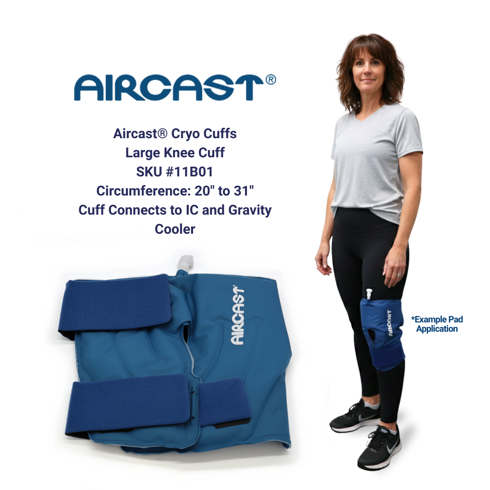 Aircast® Gravity Replacement Cryo/Cuffs - 11B01 Aircast® Gravity Replacement Cryo/Cuffs - Large Knee Cuff by Supply Physical Therapy Accessories, Aircast, Aircast Accessories, Ankle, Elbow, Foot and Ankle, Gravity, GravityMain, Hand and Wrist, Hip and Knee, Knee, Shoulder, Spine, Wraps