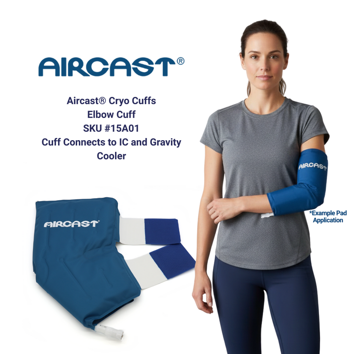 Aircast® Gravity Replacement Cryo/Cuffs - 15A01 Aircast® Gravity Replacement Cryo/Cuffs - Elbow Cuff by Supply Physical Therapy Accessories, Aircast, Aircast Accessories, Ankle, Elbow, Foot and Ankle, Gravity, GravityMain, Hand and Wrist, Hip and Knee, Knee, Shoulder, Spine, Wraps