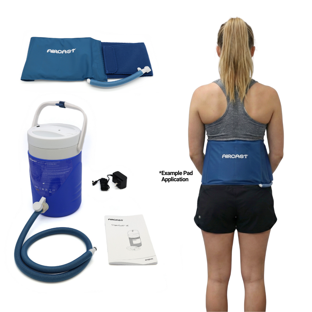 Aircast® Hip Cryo Cuff & IC Cooler - 51A-14A01 Aircast® Hip Cryo Cuff & IC Cooler - Cryo Cuff IC & One (1) Back/Hip/Rib Pad by Supply Physical Therapy Aircast, CryoCuffMain, Hip and Knee