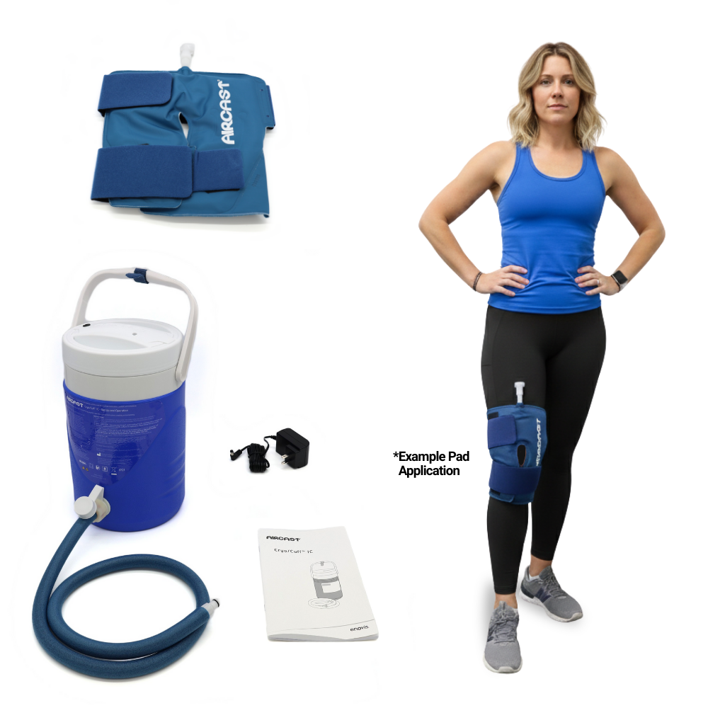 Aircast® Knee Cryo Cuff & IC Cooler - 51A-11C01 Aircast® Knee Cryo Cuff & IC Cooler - Aircast® Cryo Cuff IC & One (1) Small Knee Pad by Supply Physical Therapy Aircast, Knee