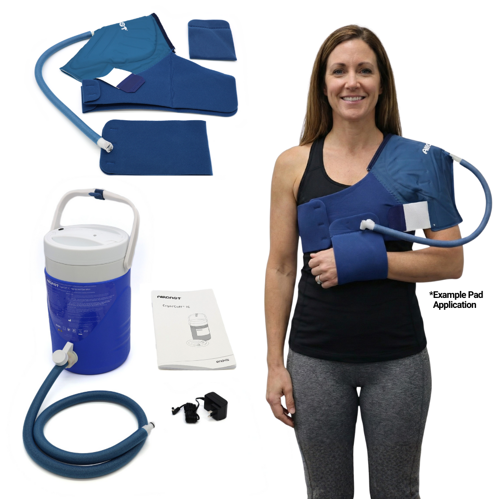 Aircast® Shoulder Cryo Cuff & IC Cooler - 51A-12A01 Aircast® Shoulder Cryo Cuff & IC Cooler - Aircast® Cryo/Cuff IC Cooler & One (1) Shoulder Pad by Supply Physical Therapy Aircast, Cold Therapy Units, Shoulder