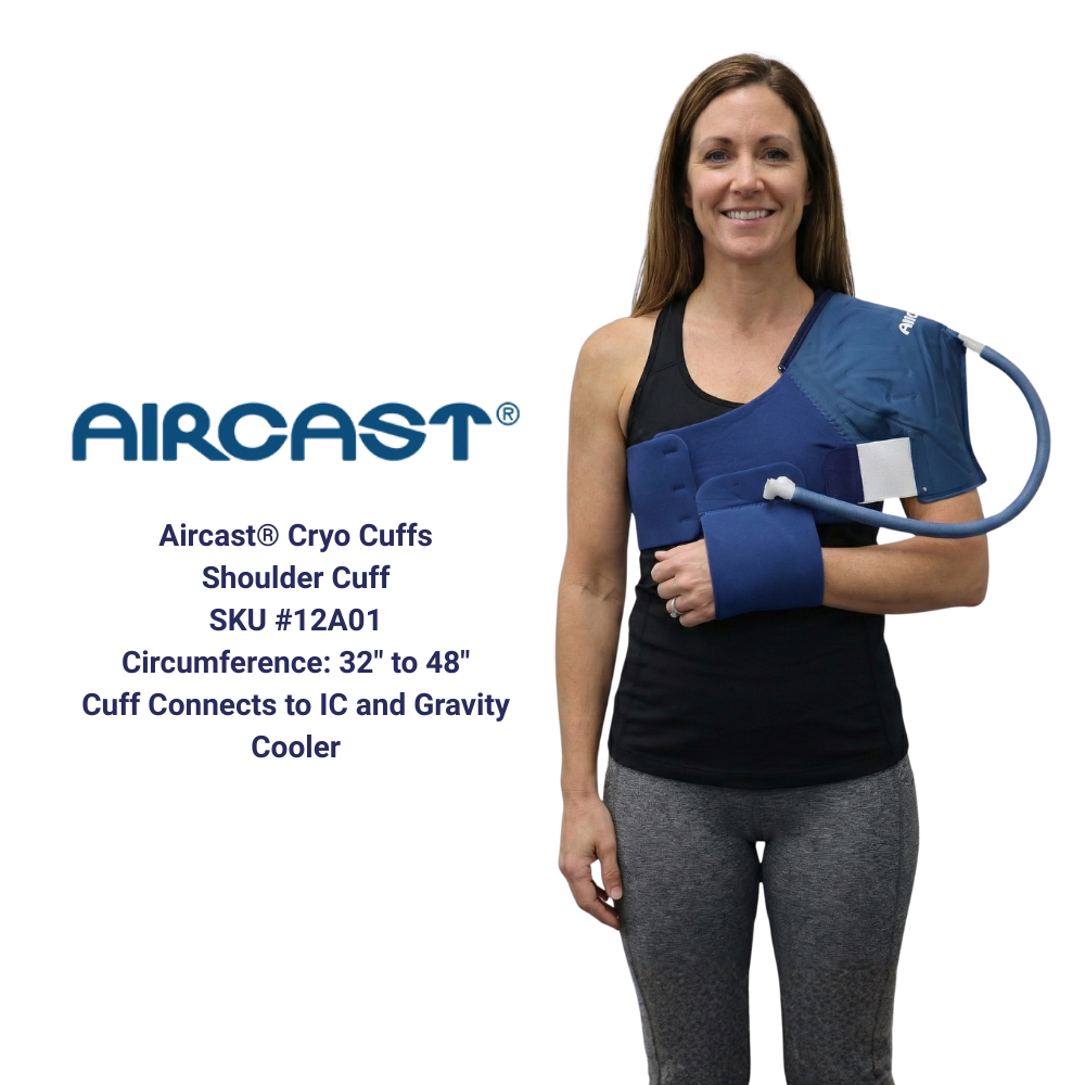 Aircast® Shoulder Cryo Cuff & IC Cooler - 51A-12A01 Aircast® Shoulder Cryo Cuff & IC Cooler - Aircast® Cryo/Cuff IC Cooler & One (1) Shoulder Pad by Supply Physical Therapy Aircast, Cold Therapy Units, Shoulder