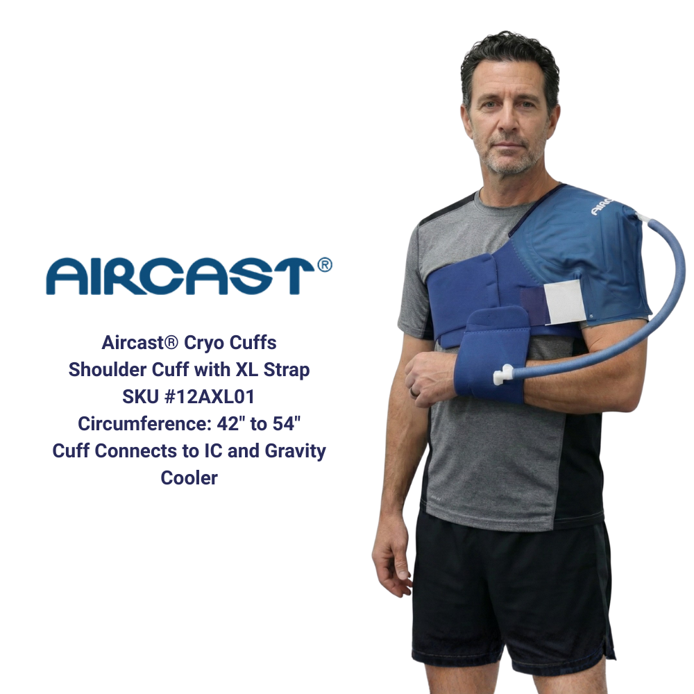 Aircast® Shoulder Cryo Cuff & IC Cooler - 51A-12A01 Aircast® Shoulder Cryo Cuff & IC Cooler - Aircast® Cryo/Cuff IC Cooler & One (1) Shoulder Pad by Supply Physical Therapy Aircast, Cold Therapy Units, Shoulder