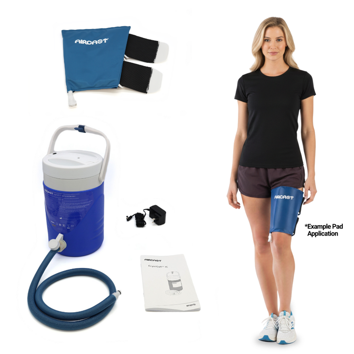 Aircast® Thigh Cryo Cuff & IC Cooler - 51A-13A01 Aircast® Thigh Cryo Cuff & IC Cooler - Cryo Cuff IC & One (1) Large Thigh Cuff by Supply Physical Therapy Aircast, Cold Therapy Units, CryoCuffMain, Thigh