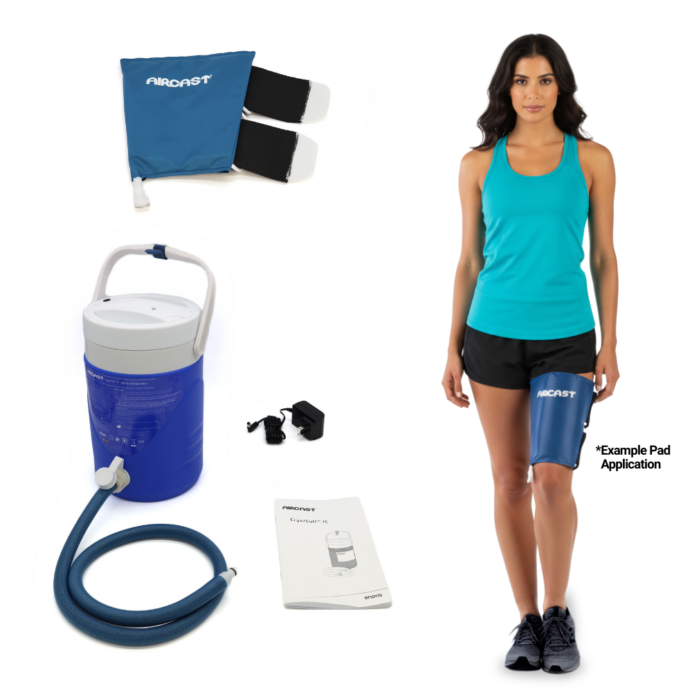 Aircast® Thigh Cryo Cuff & IC Cooler - 51A-13A01 Aircast® Thigh Cryo Cuff & IC Cooler - Cryo Cuff IC & One (1) Large Thigh Cuff by Supply Physical Therapy Aircast, Cold Therapy Units, CryoCuffMain, Thigh