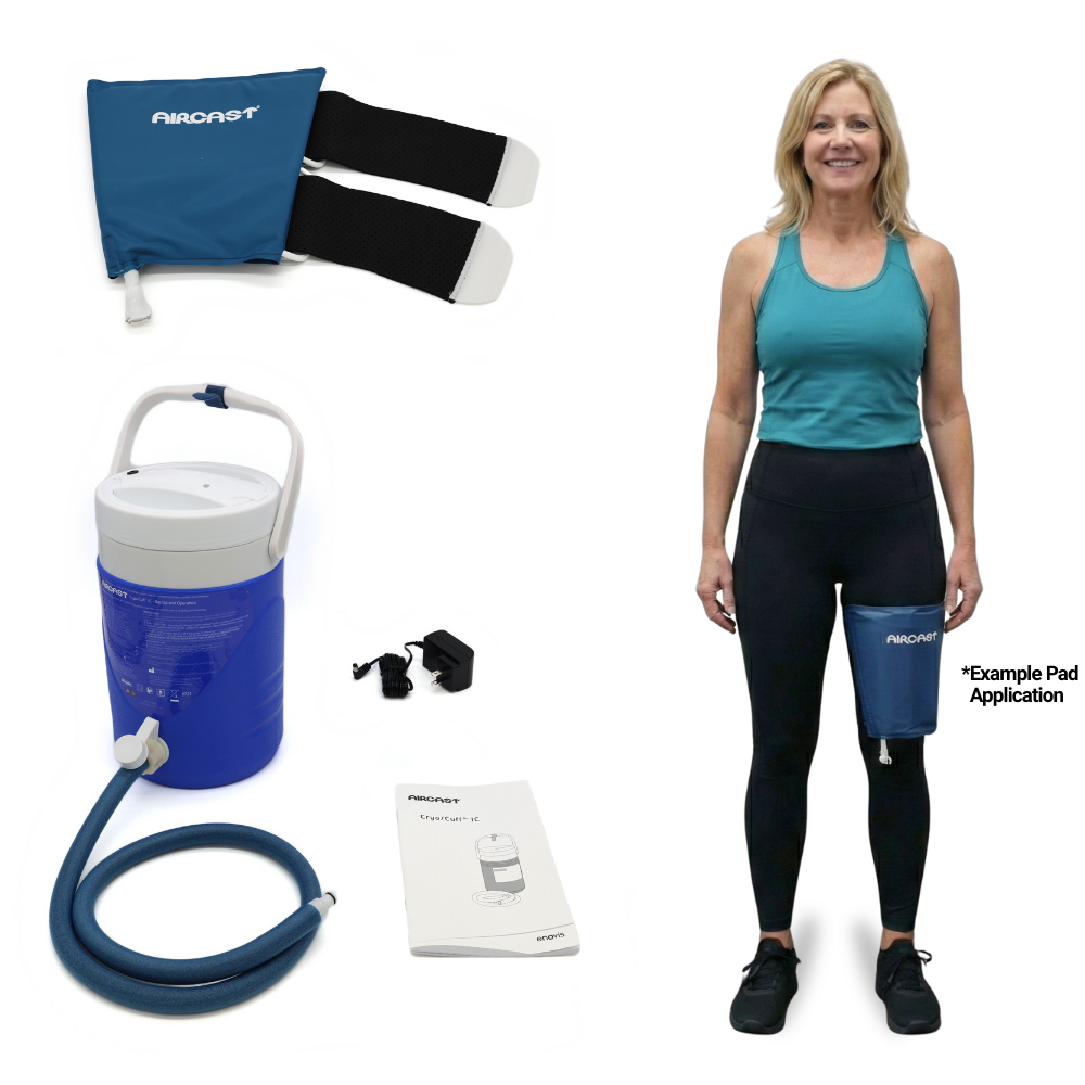 Aircast® Thigh Cryo Cuff & IC Cooler - 51A-13B01 Aircast® Thigh Cryo Cuff & IC Cooler - Cryo Cuff IC & One (1) X-Large Thigh Cuff by Supply Physical Therapy Aircast, Cold Therapy Units, CryoCuffMain, Thigh