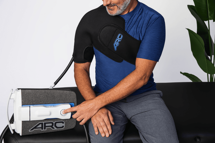 ARC® Iceless Compression Cold Therapy Machine w/ Wrap-On Pads - ARC-1-KSM229 ARC® Iceless Compression Cold Therapy Machine w/ Wrap-On Pads - ARC Iceless Compression Cold Therapy Machine W/ Knee Wrap S/M by Supply Physical Therapy __label:SupplyPT Exclusive, Arc, Cold Compression, Iceless