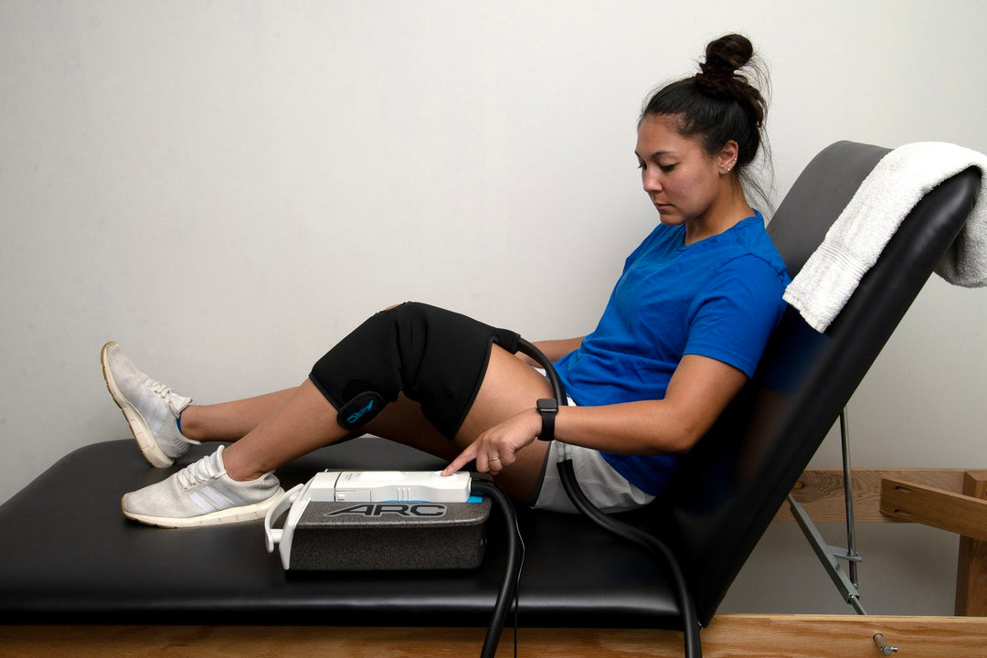 ARC® Iceless Compression Cold Therapy Machine w/ Wrap-On Pads - ARC-1-KSM229 ARC® Iceless Compression Cold Therapy Machine w/ Wrap-On Pads - ARC Iceless Compression Cold Therapy Machine W/ Knee Wrap S/M by Supply Physical Therapy __label:SupplyPT Exclusive, Arc, Cold Compression, Iceless