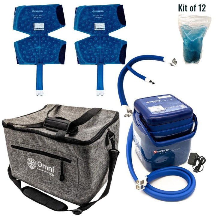 Bilateral Total Knee Replacement (BTKR) Cold Therapy Recovery Kit - BTKR-Combo-Kit-Med Bilateral Total Knee Replacement (BTKR) Cold Therapy Recovery Kit - undefined by Supply Physical Therapy Breg, DKR Recovery Kit, Kit