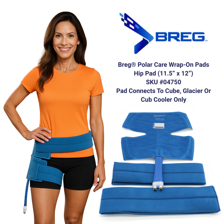 Breg® Polar Care Cube Replacement Pads - 04750 Breg® Polar Care Cube Replacement Pads - Polar Care Cube Wrap-On Hip Pad by Supply Physical Therapy Breg, Cube, Cube Accessories, Replacement, Replacement Wraps