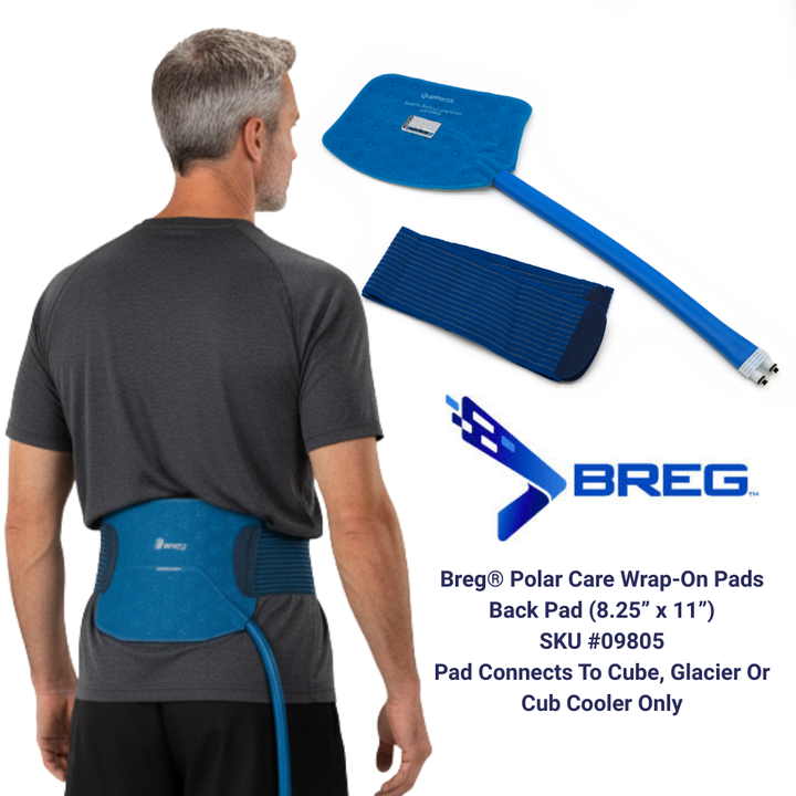 Breg® Polar Care Cube Replacement Pads - 09805 Breg® Polar Care Cube Replacement Pads - Polar Care Cube Wrap-On Back Pad by Supply Physical Therapy Breg, Cube, Cube Accessories, Replacement, Replacement Wraps