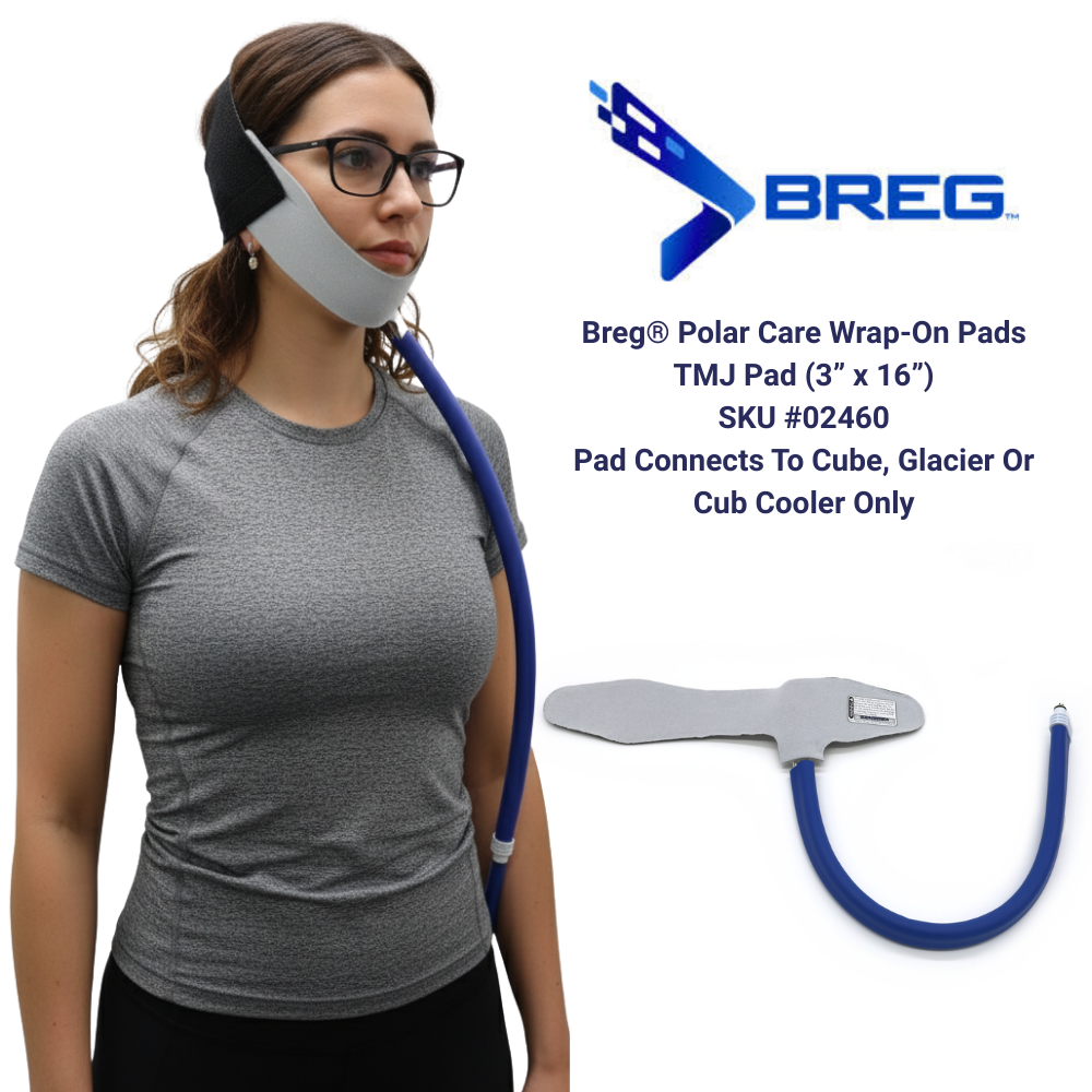 Breg® Polar Care Cube Replacement Pads - 02460 Breg® Polar Care Cube Replacement Pads - Polar Care Cube Wrap On TMJ Pad by Supply Physical Therapy Breg, Cube, Cube Accessories, Replacement, Replacement Wraps