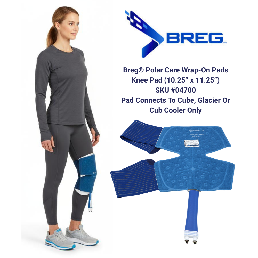 Breg® Polar Care Cube Replacement Pads - 04700 Breg® Polar Care Cube Replacement Pads - Polar Care Cube Wrap-On Knee Pad by Supply Physical Therapy Breg, Cube, Cube Accessories, Replacement, Replacement Wraps
