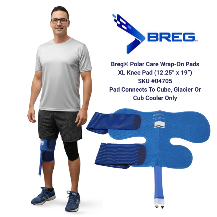 Breg® Polar Care Cube Replacement Pads - 04705 Breg® Polar Care Cube Replacement Pads - Polar Care Cube Wrap-On Knee Pad XL by Supply Physical Therapy Breg, Cube, Cube Accessories, Replacement, Replacement Wraps