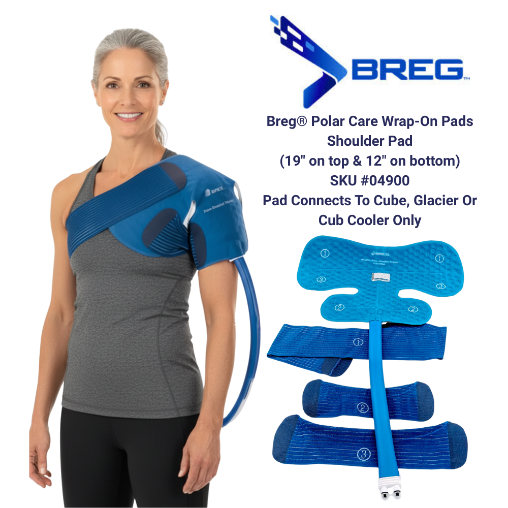 Breg® Polar Care Cube Replacement Pads - 04900 Breg® Polar Care Cube Replacement Pads - Polar Care Cube Wrap-On Shoulder Pad by Supply Physical Therapy Breg, Cube, Cube Accessories, Replacement, Replacement Wraps