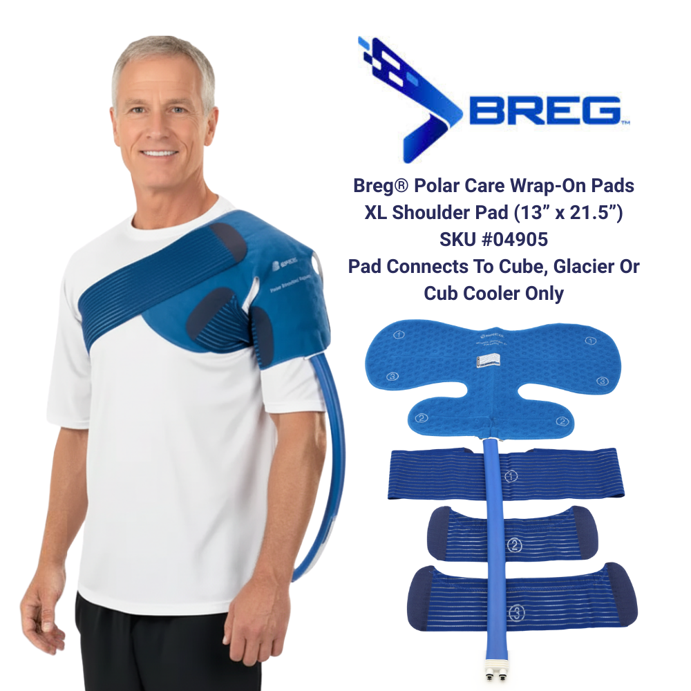 Breg® Polar Care Cube Replacement Pads - 04905 Breg® Polar Care Cube Replacement Pads - Polar Care Cube Wrap-On Shoulder XL Pad by Supply Physical Therapy Breg, Cube, Cube Accessories, Replacement, Replacement Wraps