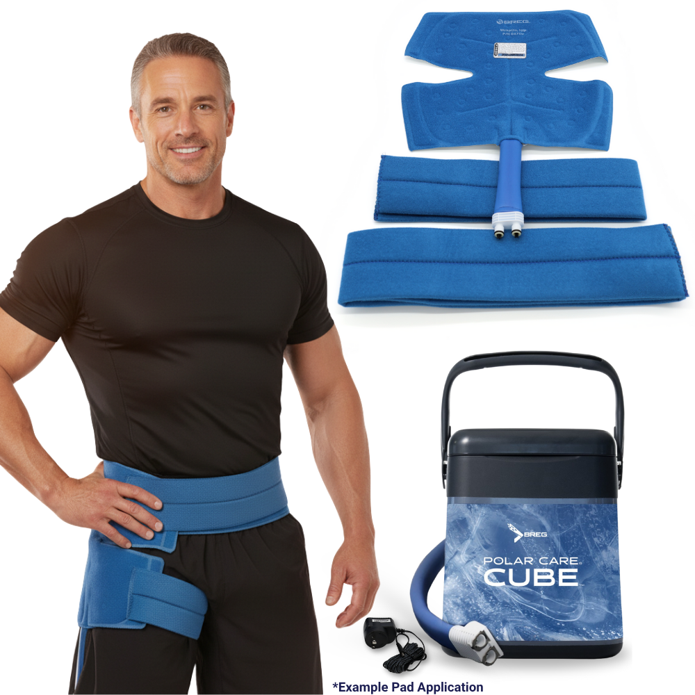 Breg® Polar Care Cube System w/ Wrap-On Pads - 10701 Breg® Polar Care Cube System w/ Wrap-On Pads - Polar Care Cube-Cooler Only No Pad by Supply Physical Therapy Breg, Cold Therapy Units, Combos, Cube