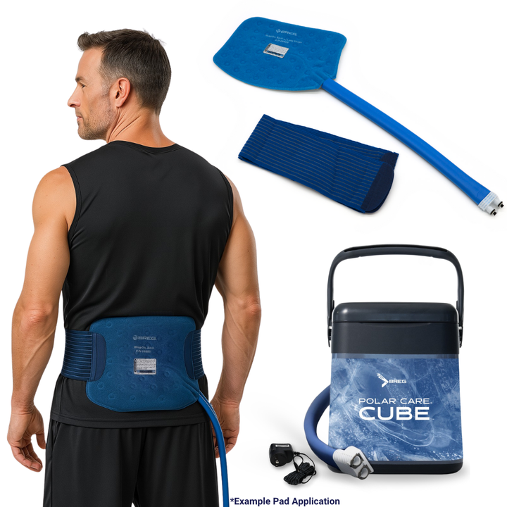 Breg® Polar Care Cube System w/ Wrap-On Pads - 10701-09805 Breg® Polar Care Cube System w/ Wrap-On Pads - Polar Care Cube & One (1) Back Pad by Supply Physical Therapy Breg, Cold Therapy Units, Combos, Cube