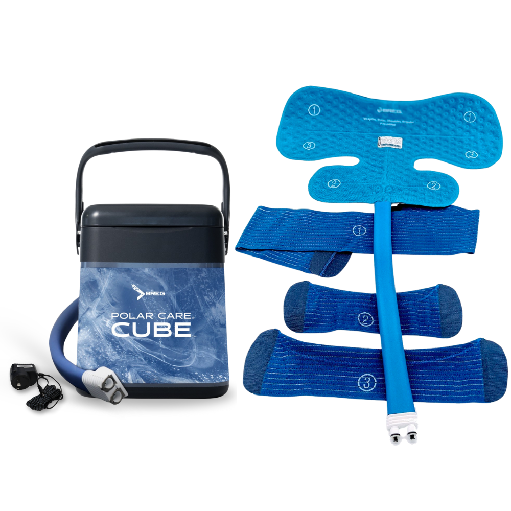 Breg® Polar Care Cube w/ Shoulder Pad - 10701-04900 Breg® Polar Care Cube w/ Shoulder Pad - Polar Care Cube and One (1) Regular Shoulder Pad by Supply Physical Therapy Best Seller, Breg, Cube, Shoulder