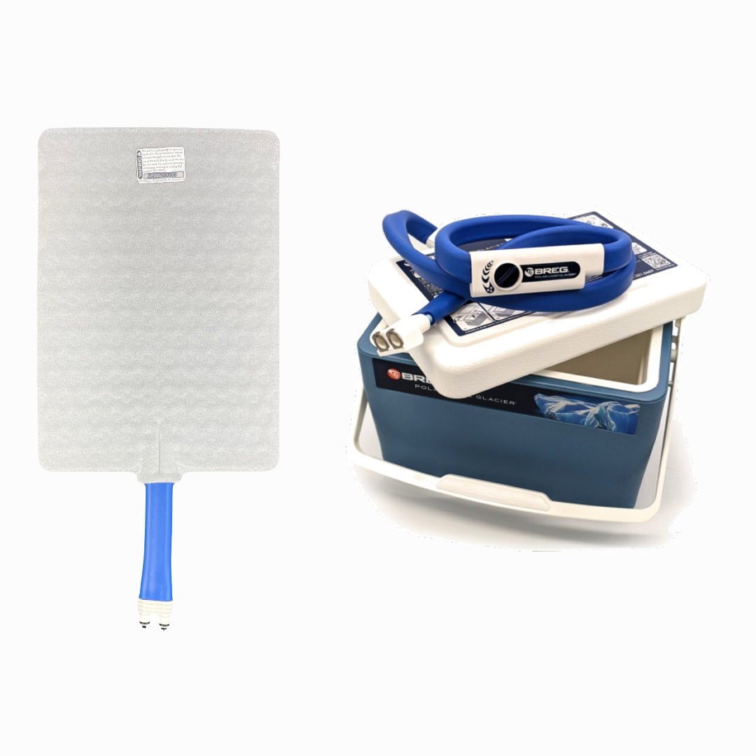 Breg® Polar Care Glacier System w/ Wrap-On Pads - 10901-04740 Breg® Polar Care Glacier System w/ Wrap-On Pads - Glacier / Multi-Use XL w/ Long Stem by Supply Physical Therapy Breg,Cold Therapy Units,Glacier