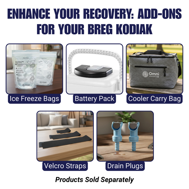 Breg® Polar Care Kodiak Cooler w/ Ankle Pad - 10601-10210 Breg® Polar Care Kodiak Cooler w/ Ankle Pad - Breg® Kodiak Cooler & One (1) Ankle Pad by Supply Physical Therapy Ankle, Breg, Cold Therapy Units, Kodiak