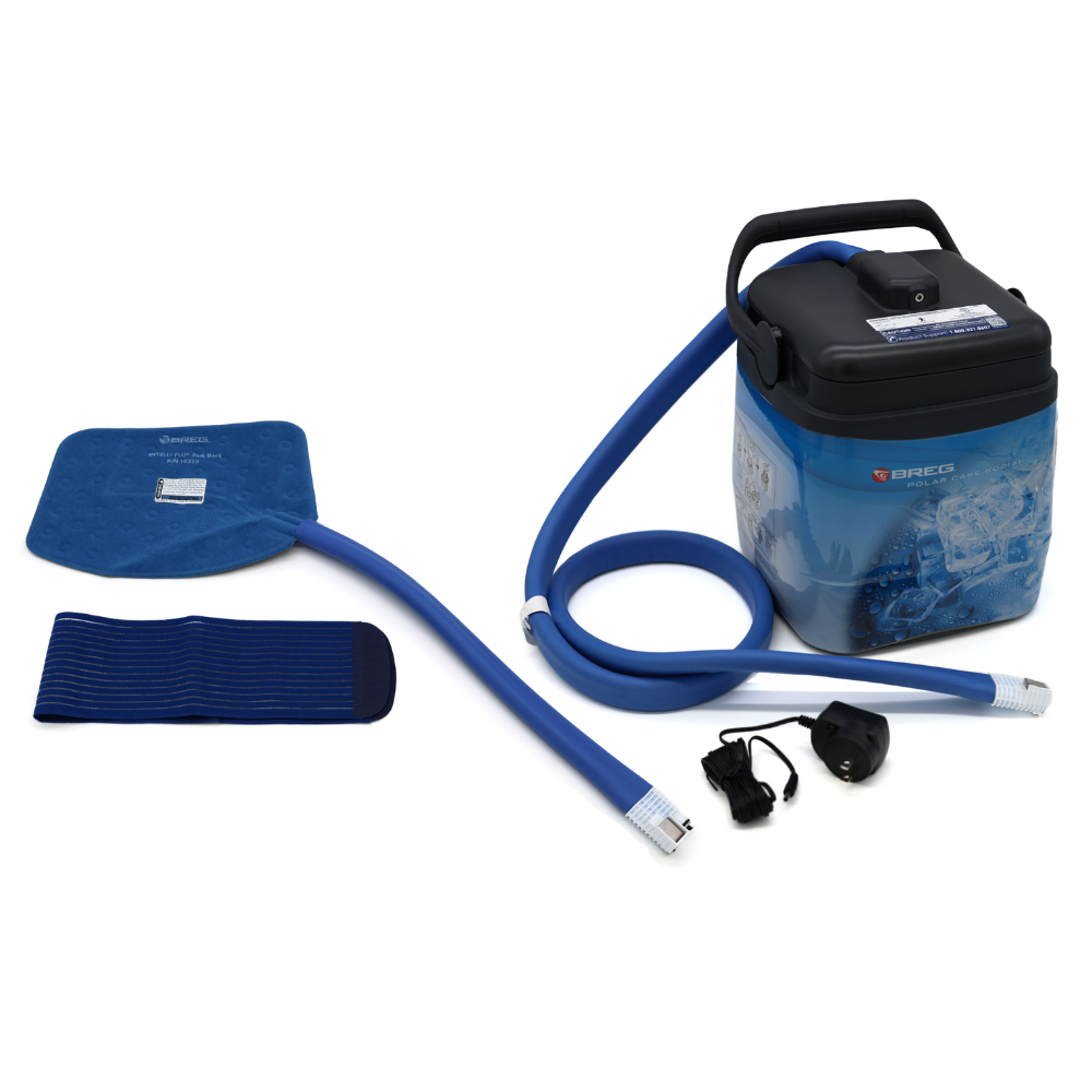 Breg® Polar Care Kodiak Cooler w/ Back Pad - 10601-10250 Breg® Polar Care Kodiak Cooler w/ Back Pad - Breg Kodiak & One (1) Intelli-Flo Back Pad by Supply Physical Therapy Breg, Cold Therapy Units, Kodiak, Spine