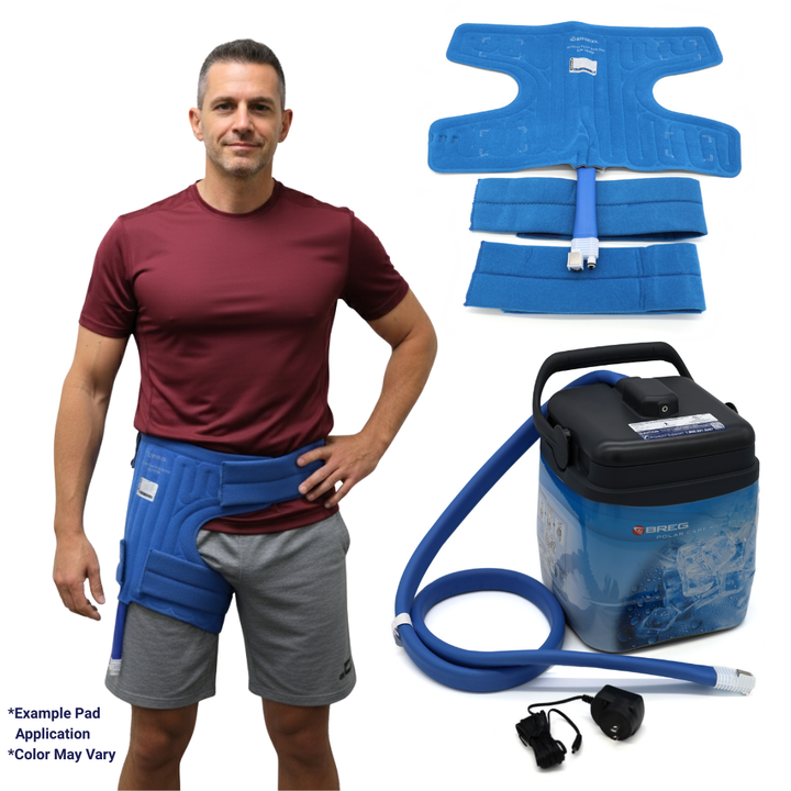 Breg® Polar Care Kodiak Cooler w/ Hip Pad - 10601-10280 Breg® Polar Care Kodiak Cooler w/ Hip Pad - Breg Kodiak & One (1) Intelli-Flo Hip Pad by Supply Physical Therapy Breg, Cold Therapy Units, Hip, Kodiak