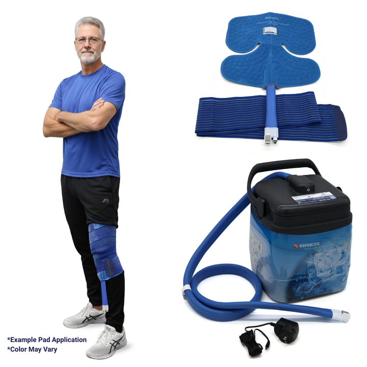 Breg® Polar Care Kodiak Cooler w/ Intelli-Flo Pads - 10601-10235 Breg® Polar Care Kodiak Cooler w/ Intelli-Flo Pads - Breg Kodiak & One (1) Intelli-Flo Pad - Compressive Knee by Supply Physical Therapy Best Seller, Breg, Cold Therapy Units, DJC, Kodiak, Universal