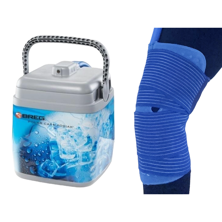 Breg® Polar Care Kodiak Cooler w/ Knee Pad - 10601-10230 Breg® Polar Care Kodiak Cooler w/ Knee Pad - Breg Kodiak & One (1) Intelli-Flo Knee Pad by Supply Physical Therapy Best Seller, Breg, Cold Therapy Units, Knee, Kodiak