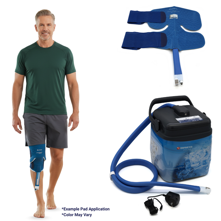 Breg® Polar Care Kodiak Cooler w/ Knee Pad - 10601-10230 Breg® Polar Care Kodiak Cooler w/ Knee Pad - Breg Kodiak & One (1) Intelli-Flo Knee Pad by Supply Physical Therapy Best Seller, Breg, Cold Therapy Units, Knee, Kodiak
