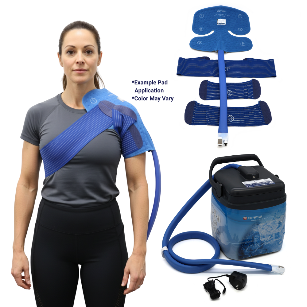 Breg® Polar Care Kodiak Cooler w/ Shoulder Pad - 10601-10220 Breg® Polar Care Kodiak Cooler w/ Shoulder Pad - Breg Kodiak & One (1) Intelli-Flo Shoulder Pad by Supply Physical Therapy Best Seller, Breg, Cold Therapy Units, Kodiak, Shoulder