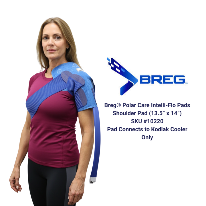 Breg® Polar Care Kodiak Cooler w/ Shoulder Pad - 10601-10220 Breg® Polar Care Kodiak Cooler w/ Shoulder Pad - Breg Kodiak & One (1) Intelli-Flo Shoulder Pad by Supply Physical Therapy Best Seller, Breg, Cold Therapy Units, Kodiak, Shoulder
