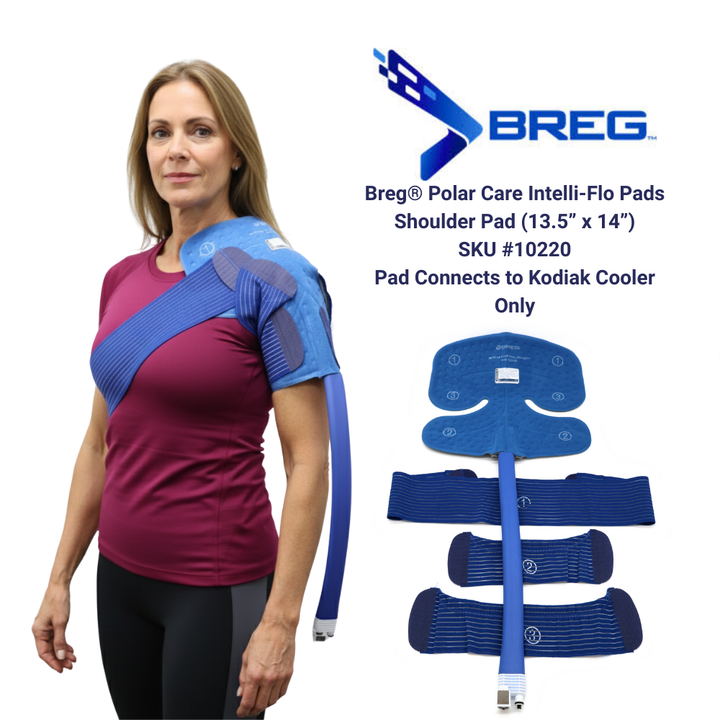 Breg® Polar Care Kodiak Intelli-Flo Replacement Pads - 10220-000 Breg® Polar Care Kodiak Intelli-Flo Replacement Pads - IntelliFlo Shoulder Pad by Supply Physical Therapy Accessories, Breg, Breg Accessories, Intelli-Flo, Kodiak, Kodiak Accessories, Replacement, Replacement Wraps, Wraps