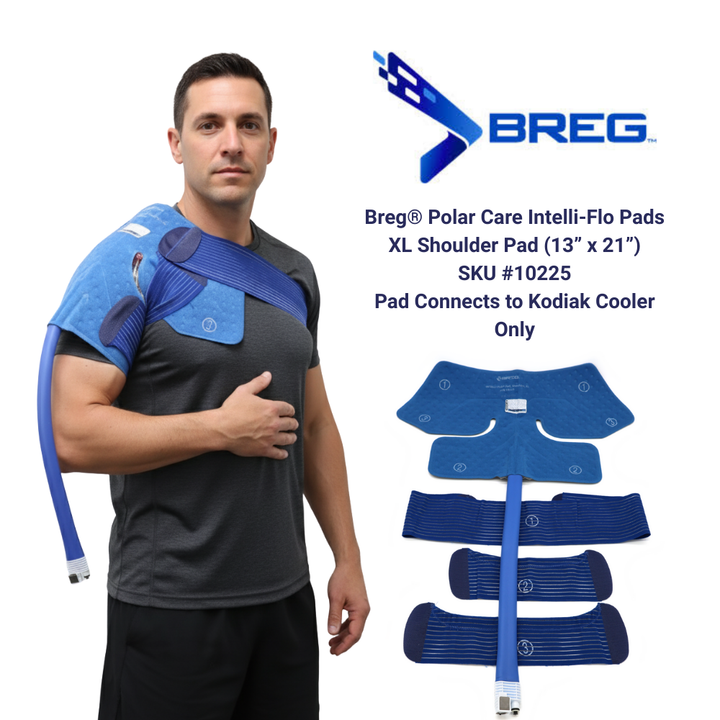 Breg® Polar Care Kodiak Intelli-Flo Replacement Pads - 10225-000 Breg® Polar Care Kodiak Intelli-Flo Replacement Pads - IntelliFlo Shoulder XL Pad by Supply Physical Therapy Accessories, Breg, Breg Accessories, Intelli-Flo, Kodiak, Kodiak Accessories, Replacement, Replacement Wraps, Wraps