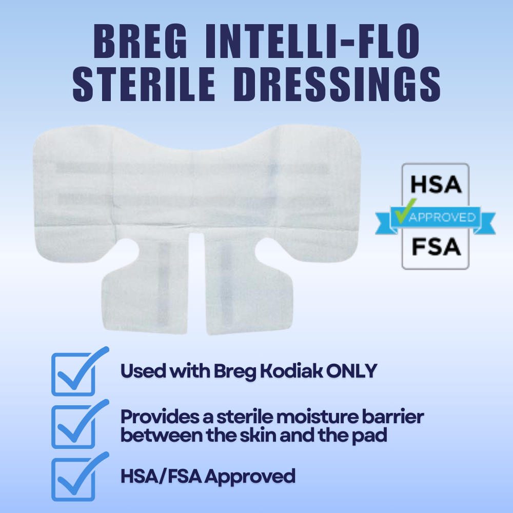 Breg® Polar Care Kodiak Sterile Intelli-Flo Dressings - 10630 Breg® Polar Care Kodiak Sterile Intelli-Flo Dressings - Sterile Multi-Use / Knee / Shoulder Intelli-flo Dressing 10630 by Supply Physical Therapy Accessories,Breg,Breg Accessories,Replacement,Sterile Dressings,Wraps