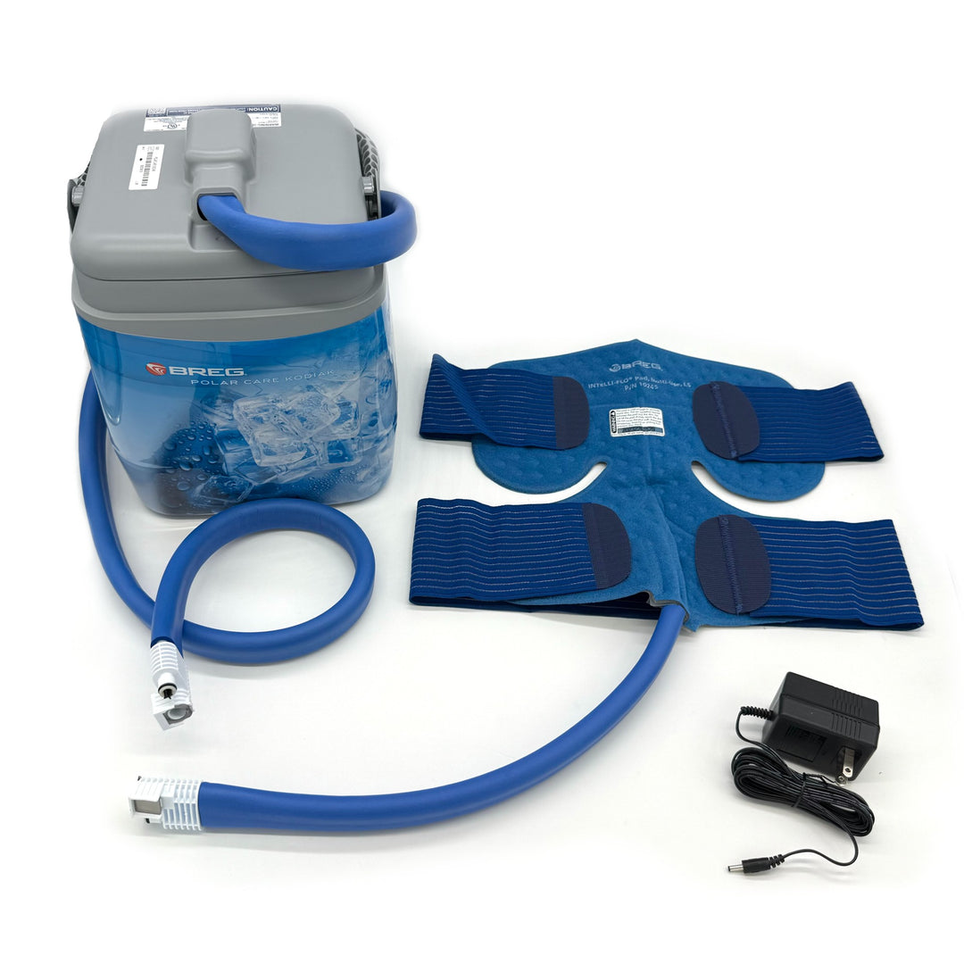 Breg® Polar Care Kodiak w/ Battery & Sterile Pad Combo - Breg® Polar Care Kodiak w/ Battery & Sterile Pad Combo - Multi-Use & Long Stem / No Dressing / No Battery by Supply Physical Therapy Battery Powered,Breg,Cold Therapy Units,Kodiak